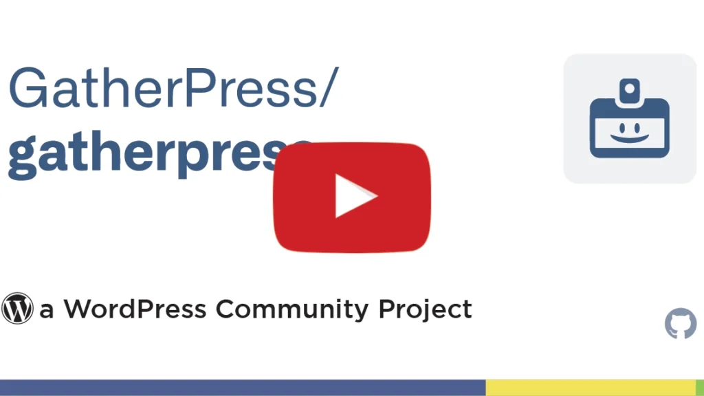 GatherPress Youtube placeholder image